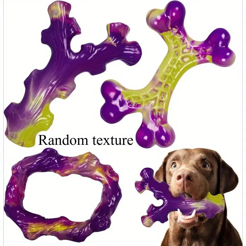 PawtCool Durable Dog Chew Toys (3PCS) – Unbreakable Toys for Strong & Large Breeds