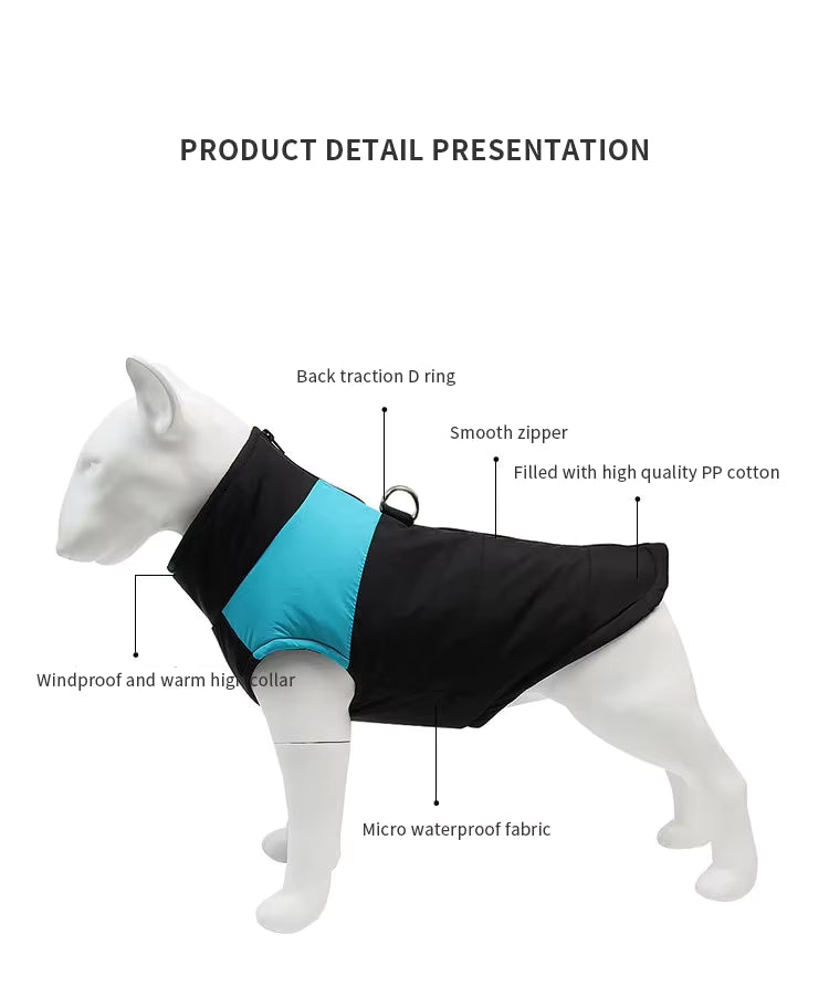 The Dog Face Waterproof Padded Dog Jacket