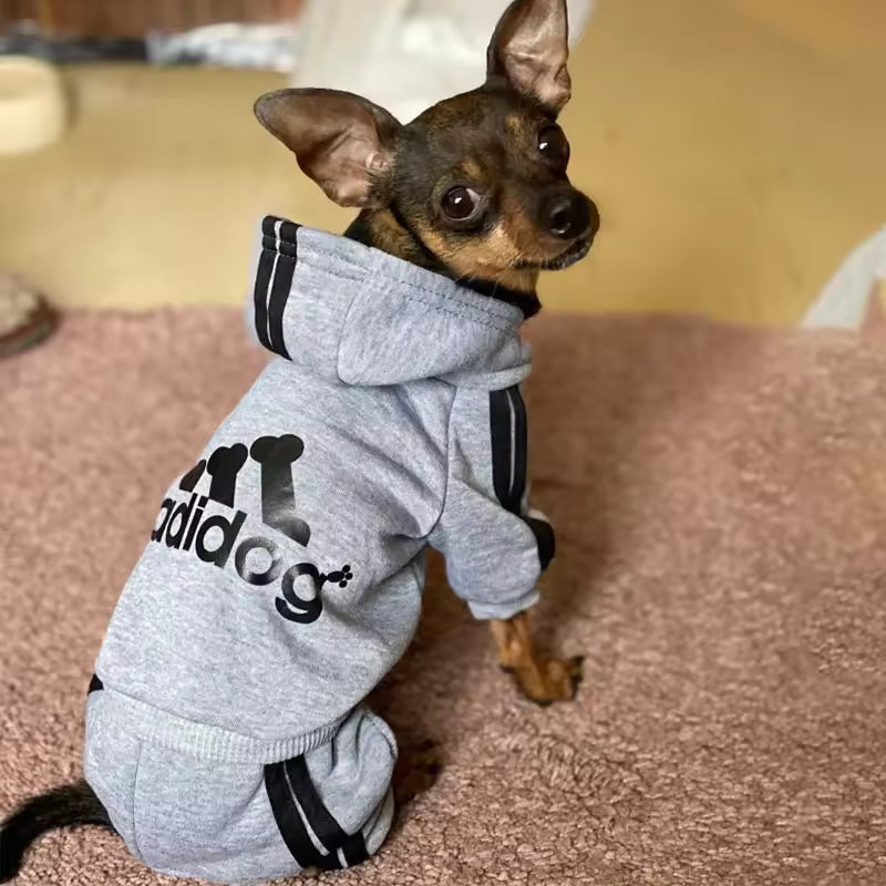 Adidog Winter Dog Hoodie
