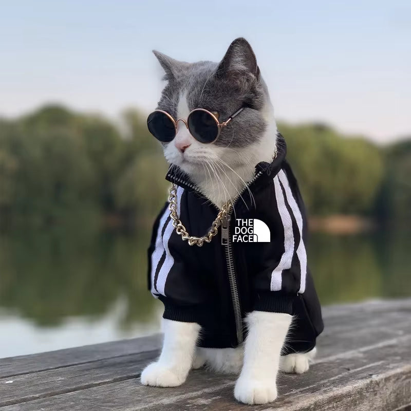 The Dog Face | Winter Warm Fleece Dog Hoodie