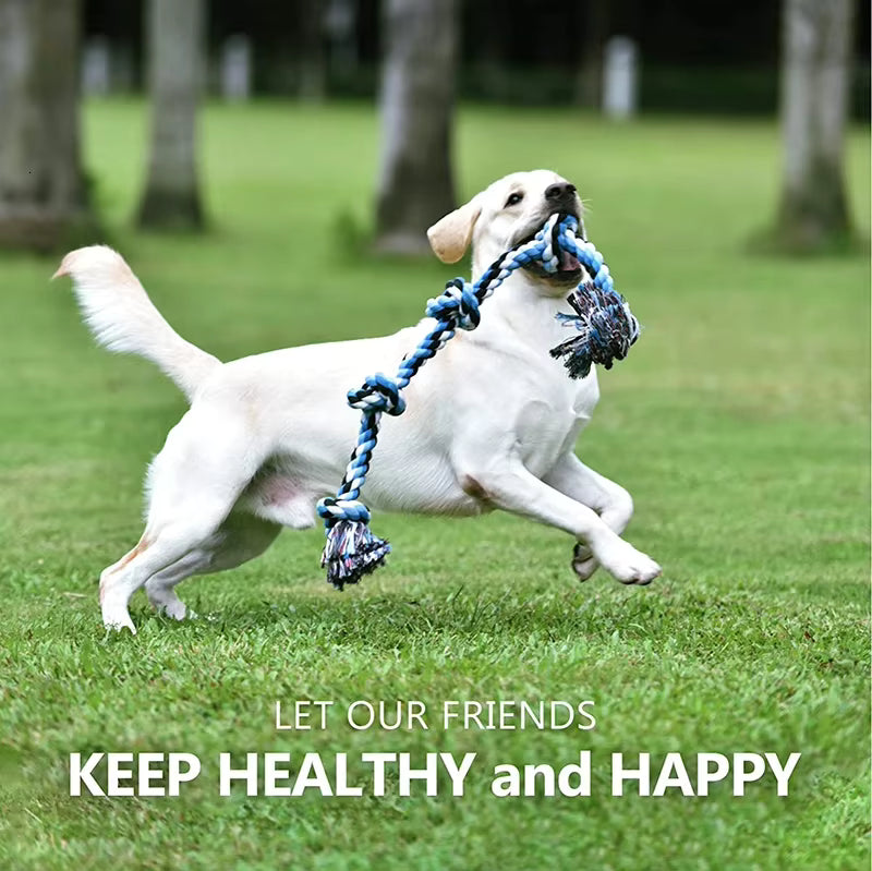 PawtCool Knot Dog Toy – Indestructible Tug-of-War Chew Toy for Medium & Large Dogs