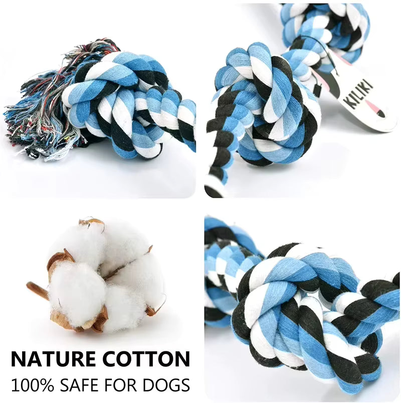 PawtCool Knot Dog Toy – Indestructible Tug-of-War Chew Toy for Medium & Large Dogs