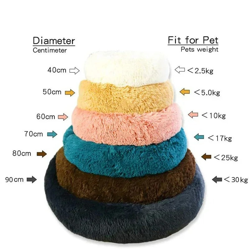 Calming Donut Dog Beds Anti-anxiety comfort solution